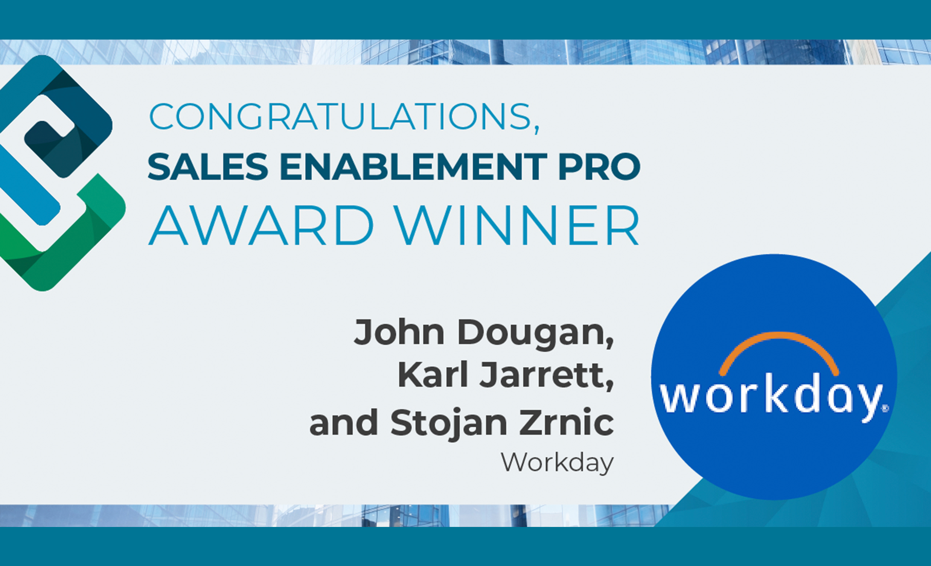 ImageSales Enablement PRO Awards 2021: Delivering Impactful Coaching at Workday 