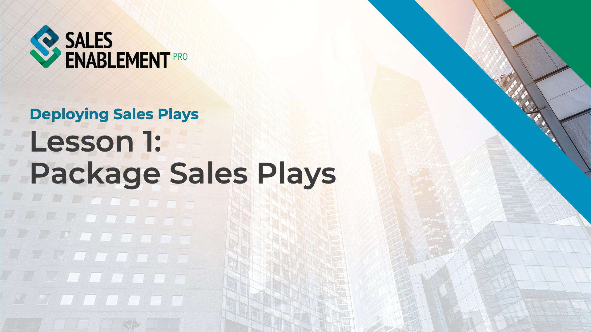 ImageDeploying Sales Plays 