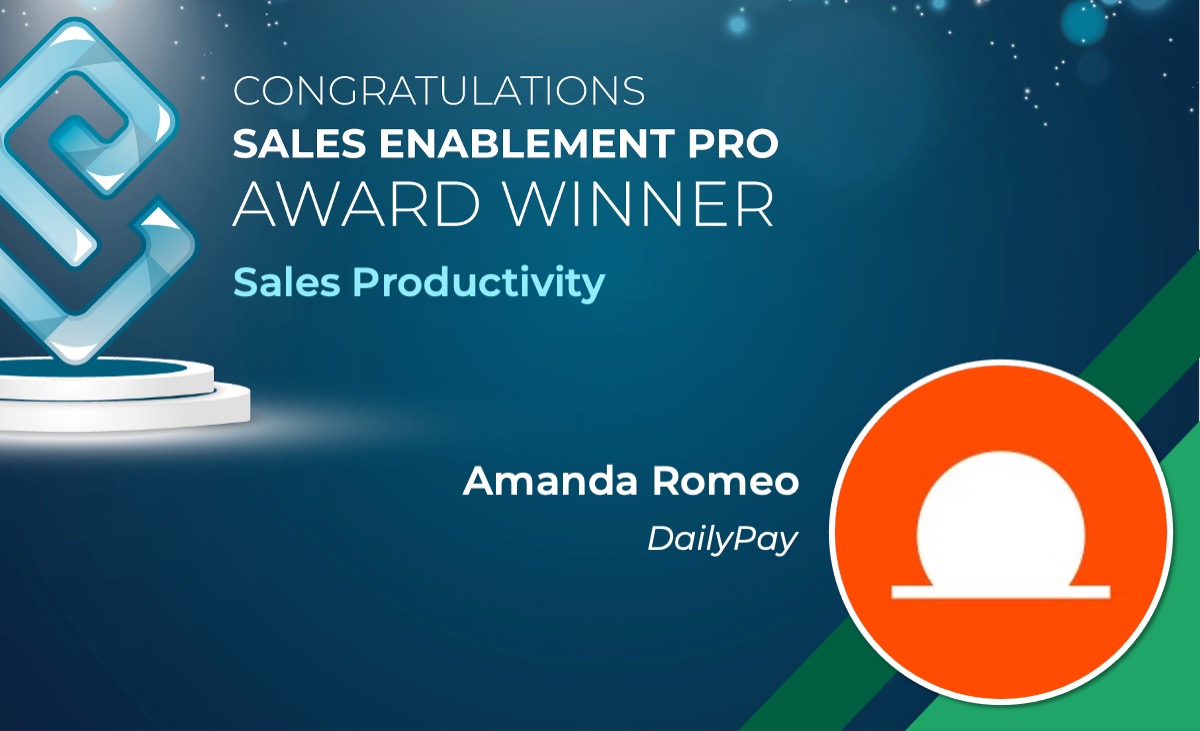 ImageSales Enablement PRO Awards 2022: Maximizing Rep Productivity at DailyPay 