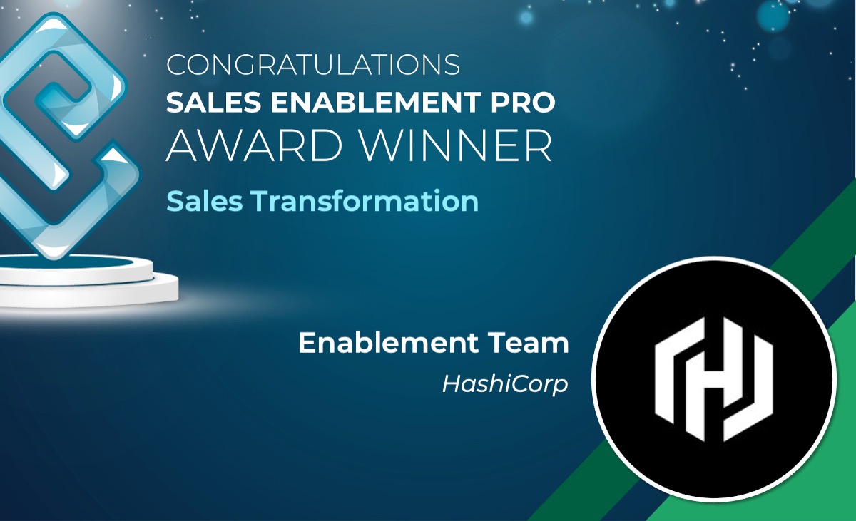 ImageSales Enablement PRO Awards 2022: Transforming Enablement Functions at HashiCorp 