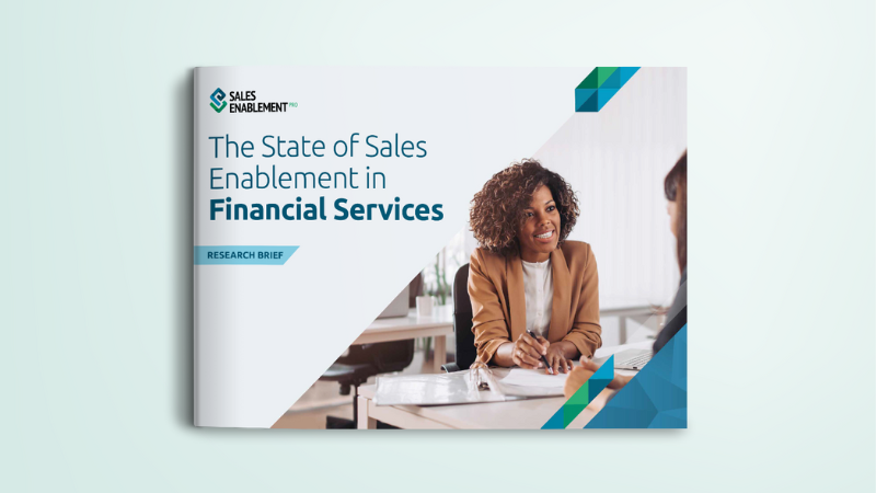 ImageState of Sales Enablement in Financial Services 