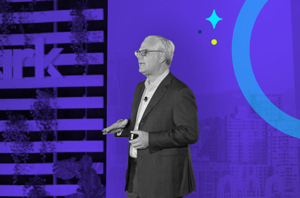 Robert Wahbe on Stage at Spark
