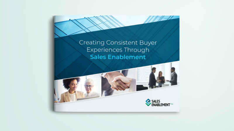 ImageCreating Consistent Buyer Experiences Through Sales Enablement 